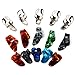 ULTNICE 15pcs Finger Pick Thumb Pick Set Guitar Picks with 15 Grid Case Storage Box