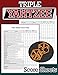 Triple Yahtzee Score Sheets: 100 Triple Yahtzee Score Pads, Triple Yahtzee Game, Yahtzee Score by NisClaroo