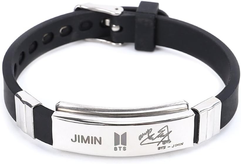 Bosunshine Unisex Bracelet BTS Bangtan Boys Jungkook, Jimin, V, Suga, Jin, J-Hope, Rap Monster Wristband Wristlet | Best Gift for The Army