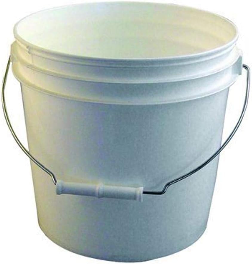 Bon 84-230 3-1/2-Gallon Reinforced Plastic Bucket, White: Home Improvement