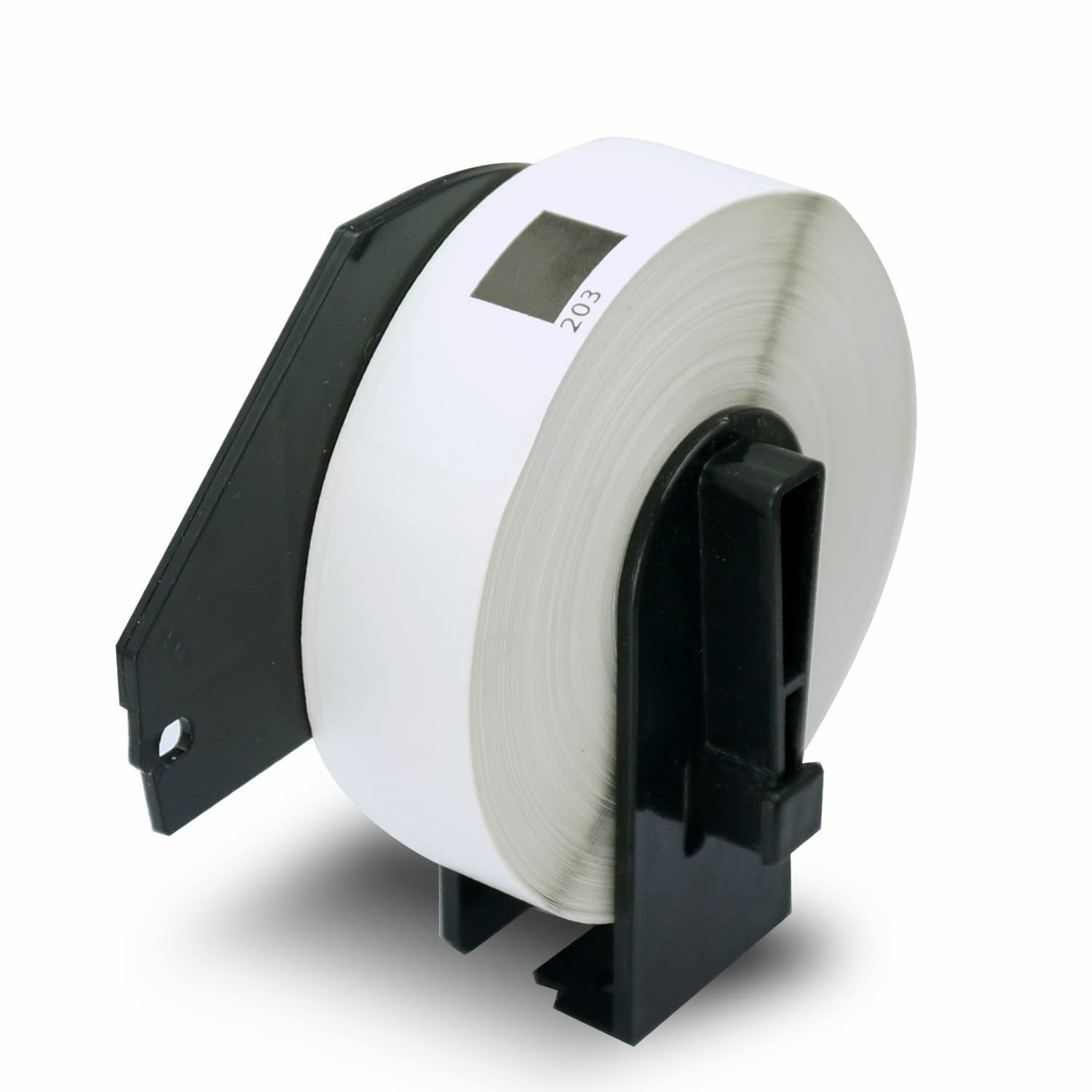 BETCKEY - 1 Roll DK-11203 Labels, 17mm x 87mm, 300 File Folder Labels Compatible with Brother QL Label Printers