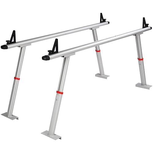 VEVOR Truck Rack, 19-34in Adjustable Height Ladder Rack for Truck ...