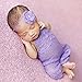 Baby Photography Props Boy Girl Photo Shoot Outfits Newborn Crochet Costume Infant Knitted Clothes Mohair Headdress Outfit (Purple)