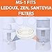 Aquaboon Alkaline Water Filter Mineral Stones Case Replacement for 5 Stage Water Filter with Minerals - Compatible with Zen Water Filter System MS-1, Santevia S101, LeDoux, AQ-107, MS-1, 1-Pack