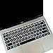 imComor Universal English Keyboard Stickers Cover for Computer Keyboard Protective Skin, Black
