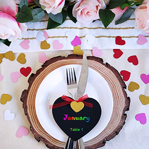 image for Supla 27 Set Art Rainbow Magic Scratch Paper Ornaments Valentine's Day