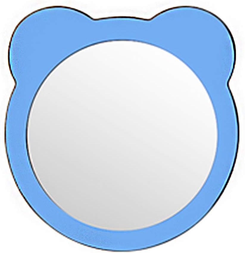 Children S Bedroom Wall Hanging Mirror Bathroom Round Dressing Table Cartoon Mirrors Color Blue Size B Amazon Co Uk Kitchen Home
