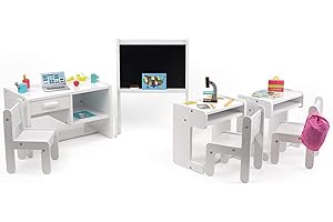 Playtime by Eimmie 18 Inch Doll Furniture (Complete Classroom Set)