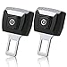 2PCS Seat Belt Extender Pros Adjustable Seat Belt Clip Extender Extension