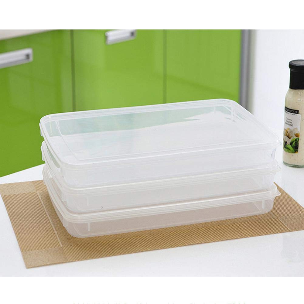 Ishine Boite De Rangement Des Aliments Pour Refrigerateur Caisse De Conteneur En Plastique Transparente Pour Boulettes Bac A Legumes Rectangulaire Ensembles De Boites