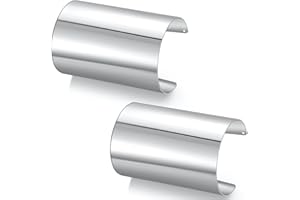 WAINIS 2 Pcs Cuff Bangle Bracelets for Women Open Wide Bracelets Wrist Cuff Wrap Bracelet Adjustable Gift