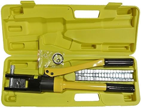 Leadzm Wire Lug Terminal Pliers Crimper Cable crimping Machine Tool Kit (16T)
