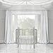 Dream On Me Sophia Posh Circular Crib, Silver Pearl