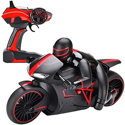 Zacy RC Motorcycle 2.4GHz Fast Speed And Drift Remote Control Motorbike With Gyroscope LED Headlights Electric Vehicle Car