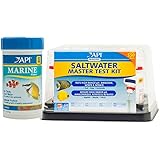 API Marine Saltwater Master Test Kit and Flakes Fish Food Bundle Pack