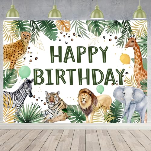 Wonmelody 7 * Jungle Animal Happy Birthday