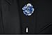 WeiShang Men's Lapel Pin Flower Handmade Boutonniere for Suit (Style C 6 Pack)
