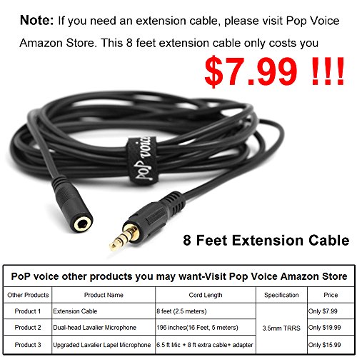 Professional-1-Best-Lavalier-Lapel-Microphone-Omnidirectional-Condenser-Mic-for-Apple-IPhone-Android-Windows-SmartphonesYoutubeInterviewStudioVideo-RecordingNoise-Cancelling-Mic