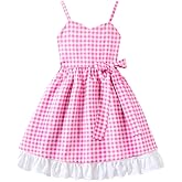 Girl's Cinderella Dresses A-Line Summer Sleeveless Sling Sweet Princess Dress Children's Cute Casual Comfortable Sundress