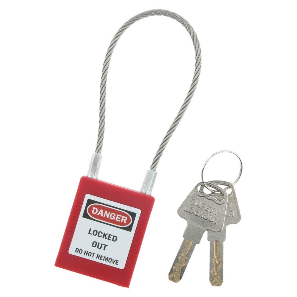 Dciustfhe Engineering Padlock Rope Long Beam Lockout Tag Out Isolation Lock Isolation Padlock Lockout Padlock