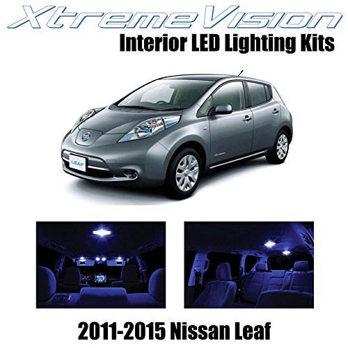 Click Here to See More Images XtremeVision Nissan Leaf 2011-2015 (3 Pieces) Blue Premium Interior LED Kit Package + Installation Tool