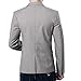 Pishon Men's Blazer Jacket Lightweight Casual Slim Fit One Button Sport Jackets, Grey, Tag Size XXXL=US Size M