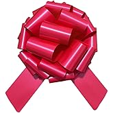 HSXJJ 1Pcs Large Gift Bow,14 Inch Giant Large Pull Bow Big Bow,Great Gift Bows for appliances,Bikes,Table Decorations and Party Events (Matte-Red)