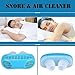 Anti Snoring Devices Best Solution: Mini Air Purifier Filter Snore b Gone Stopper Nose Vent Solution Aid for Comfortable Sleep, Travel Case Start to Breath Right Better Than Cpap Machine Zyppah