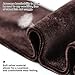 Vetelv Wig Grip Band Flexible Scarf Hair Headband Adjustable Comfort Head Hair Band, Dark Brown