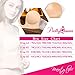 PrettyQueen Self Adhesive Bra Plunge Push up Strapless Bras Invisible Backless Bra for Women (D, Skin)