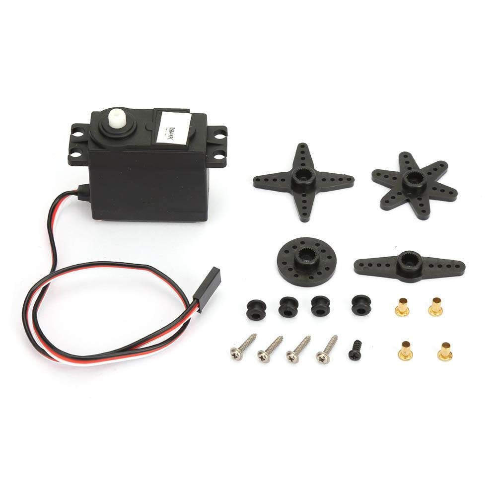 DEWIN Rotation Servo Motor, Continuous Rotation Servo DS04-NFC 360 Degree Continuous Rotation Servos DC Geared Motor for RC Robots