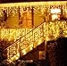 33ft/10m Copper Wire, 100 LEDs Warm Whte Twinkle LED Strip Lights ,Party Decorative Color Changing String lights with 8 modes,For Indoor use.