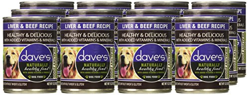 Dave'S Naturally Healthy, Liver & Beef For Dogs, 13 Oz Can (Case Of 12 ) - //medicalbooks.filipinodoctors.org