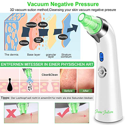 3 Blackhead+Remover+Vacuum+Extractor+Rechargeable
