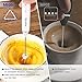 FoodVille MF05 Rechargeable Milk Frother USB Charging Handheld Foam Maker with Stainless Balloon Whisk for Cappuccino, Latte, Bulletproof Coffee, Keto Diet, Protein Powder, Matcha (White)