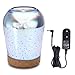 3D Essential Oil Diffuser,100ml Aromatherapy Ultrasonic Cool Mist Humidifier with 3D Design Glass Star Effect Pattern Essential Oil and Wax tarts Combo Function Aroma Decorative Lamp for Office