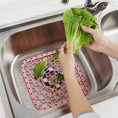 image for Baost 1Pc Kitchen Sink Debris Filter Mat Protector Drain Mat Pad Place