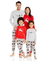 Petit Lem Boys' Kid 2 Pc Set Pyjama L/s Top and Pant Knit, Gray, 3
