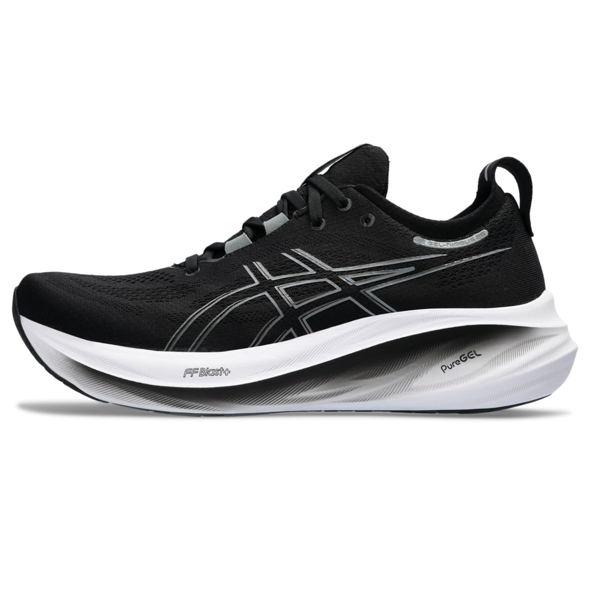 ASICS Men's Gel-Nimbus 26 Running Shoe, 14, Black/Graphite Grey Image