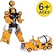 Transform Robot - Yellow Car Changes into Robot Toy for Boys Girls Age of 6,7,8-16 Year Old Gifts