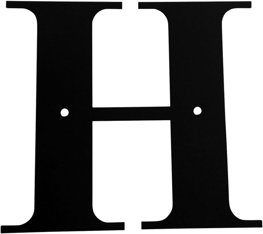 Iron Address Letters House Letter H 6