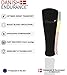 DANISH ENDURANCE Graduated Calf Compression Sleeves (Medium, Black)