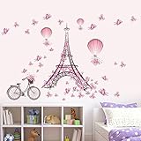 Wall Sticker, Hatop New Butterfly Flower Fairy stickers Bedroom Living Room Walls (A)