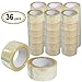 Tape Clear Packaging Shipping Tape, 2-Inches x 110 YDS, Pack of 36