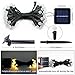 Binval G12 Summer String Lights Solar Powered for Outdoor Patio Lawn Landscape Garden Home Wedding Holiday and Christmas Decorations[50LED-Warm White]
