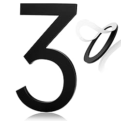 Self Adhesive House Number 5 Inch House Numbers for