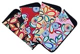 Soft Slip In Eyeglass Case For Women, Fun Floral Design, Assorted Colors, 1 Pack