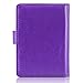 ACdream Passport Holder Cover, Leather Travel Wallet Case, RFID Blocking Document Organizer Protecrtor, with Slots for Credit Cards, Boarding Pass, for Women and Men - Purple