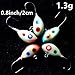 Krazywolf 25 Pieces Glow in Dark Ice Fishing Jig Kit