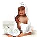 Luxury Bamboo Baby Bath Set | Hooded Towel with Ears & 2 Washcloths | Organic, Ultra Soft, Extra Large | Perfect Shower Gift for Newborn, Infant, Toddler | Bonus Laundry Bag | ZHELAR primary
